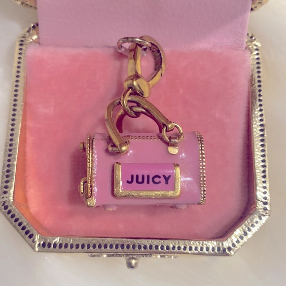 Juicy Couture Pink Dog Carrier Charm Like New Excellent Condition - Picture 2 of 13